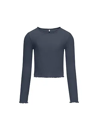 ONLY | Mädchen Langarmshirt KOGNELLA | dunkelblau